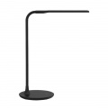 LED stolní lampička dotyková, 6W, 3-stupně regulace jasu 4500K (denní bílá), černá barva, ohybné-otočné rameno