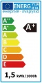 LED žárovka 12V DC patice MR11 1,5W - úhel svitu 60°