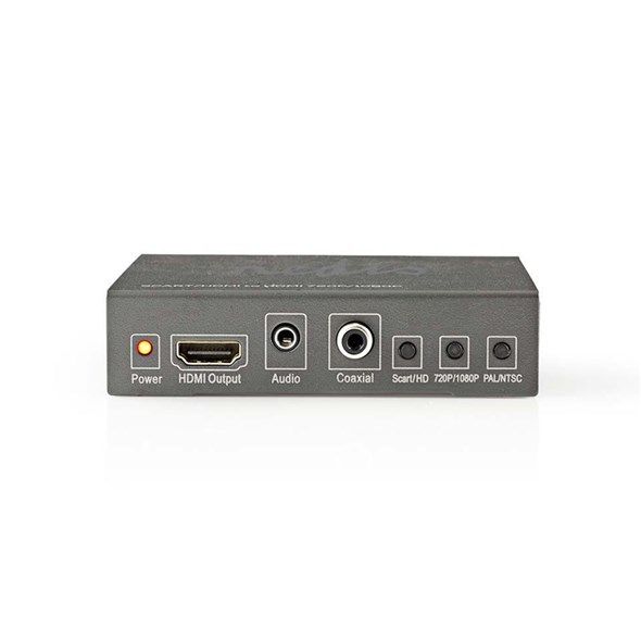 Převodník 1x SCART vstup - 1x HDMI výstup NEDIS VCON3420AT analog do digitální podoby, Převádí analogový SCART signál na digitální HDMI signál