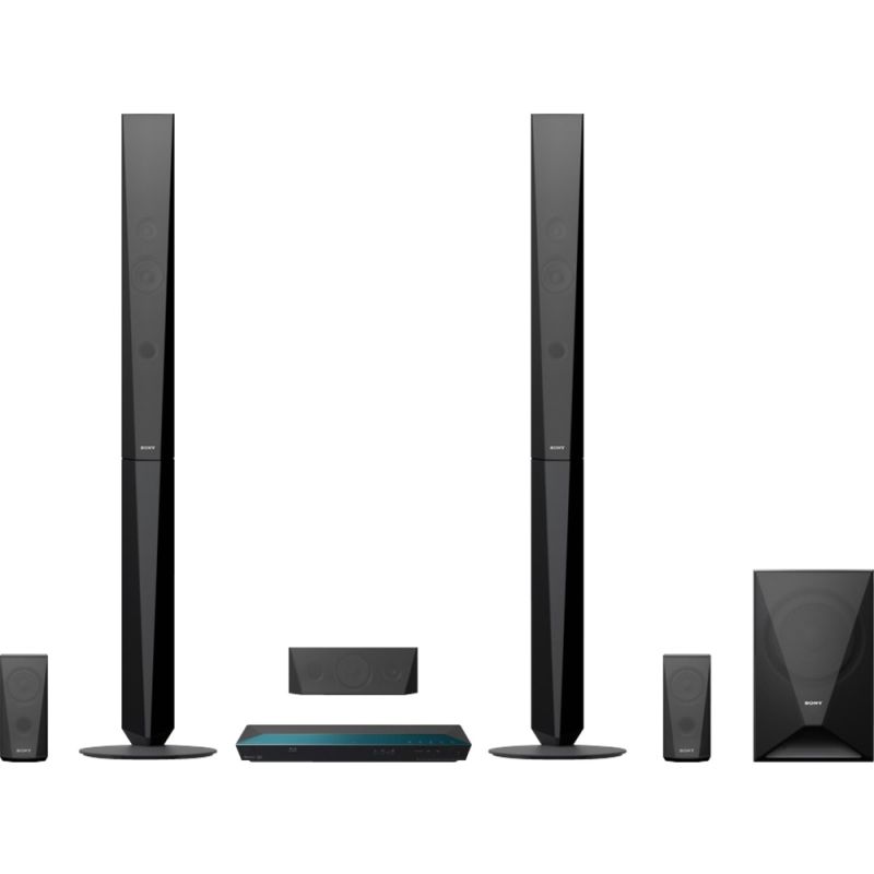 Domácí kino SONY BDVE4100.CEL 5.1, Full HD, 3D, Blu-ray, Celkový výkon 1000W, FM tuner s RDS, HDMI in/out, optický vstup, LAN, Wi-Fi, Bluetooth, NFC, DLNA, USB, Triluminos Colour, streamování z YouTube a Topfun, BRAVIA Sync