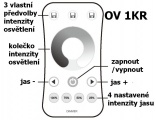 LED ovladač-stmívač dimLED OVS 1KR jednokanálový RF (radiofrekvenční)