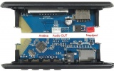 Modul do panelu MP3 s FM rádiem + Bluethoth, slot na SD kartu 16GB, USB+dálkové ovládání
