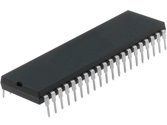 PIC18LF45K50-I/P Mikrokontrolér PIC; Paměť: 32kB; SRAM: 2048B; EEPROM: 256B; THT