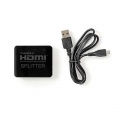 Rozbočovač 1x HDMI vstup - 2x HDMI výstup NEDIS VSPL34002BK, podporuje 3D, Full HD 1080p a 4K2K média
