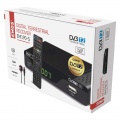 Set box EM190-S HD HEVC H265 (DVB-T2) set-top box, přijímač, USB, přijímač pro příjem digitálního pozemního TV s možností nahrávání přes USB port, mpeg 2, mpeg 4, h.264, h.265, HEVC, 1× USB 2.0, 1× HD