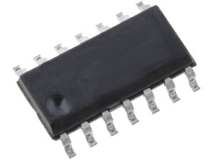 CMOS4011 Logický integrovaný obvod SMD, 4x 2-vstupý NAND , SO14