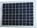 Fotovoltaický polykrystalický solární článek, panel 10W 12V/0,56A, rozměry 370×250×1­8mm.