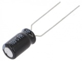 Kondenzátor elektrolytický 68M/35V 105°C (6.3x11.2mm) radiální LOW ESR s nízkou impedancí
