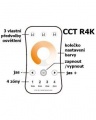 LED ovladač-stmívač dimLED OVS CCT R4K čtyřkanálový RF (radiofrekvenční)