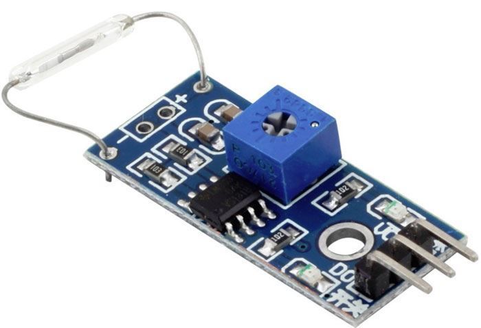 Magnetický snímač s jazýčkovým kontaktem pro Arduino.