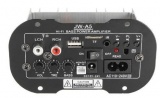 Modul do panelu Zesilovač 20W RMS+Bluetooth, slot na SD, USB+dálkové ovládání,. Napájení: 230VAC nebo 12–24VDC