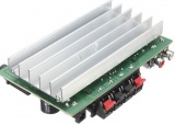 Modul DX0809 Stereo zesilovače 2x15W s korekcemi s TDA8946, napájení 12–15VDC/3A, vstupy AUX a MIC.