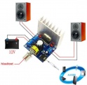 Modul nf Stereo zesilovače 2x20W s TDA7377, napájení 9–15VDC/3A