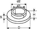 IN220-TO220-0.6mm průchodka izolační, pro montáž tranzistorů na chladič.