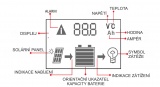 PWM solární regulátor Victron Energy LCD&USB 12/24V, maximální proud do 20A.