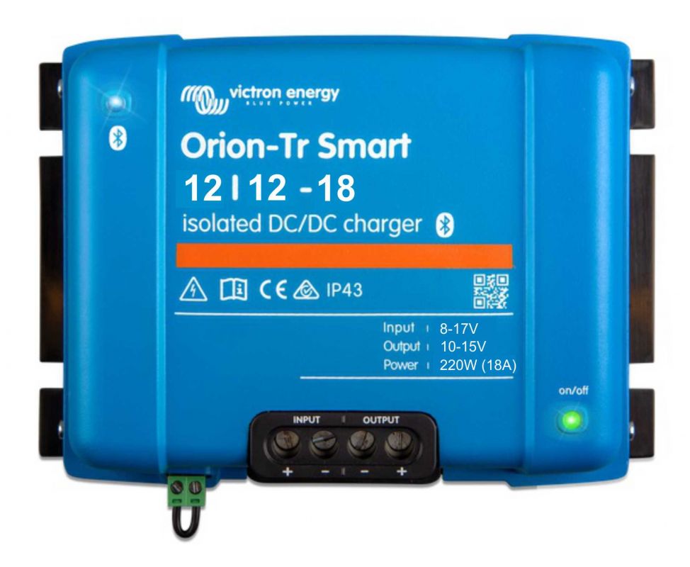 DC-DC nabíječka Victron Energy Orion-Tr Smart 12/12-18A (240W) se zabudovanou funkcí Bluetooth