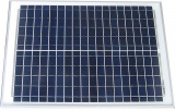 Fotovoltaický polykrystalický solární panel 20W (MPPT18V) 12V/1,14A. Rozměry:500×350×2­5mm.