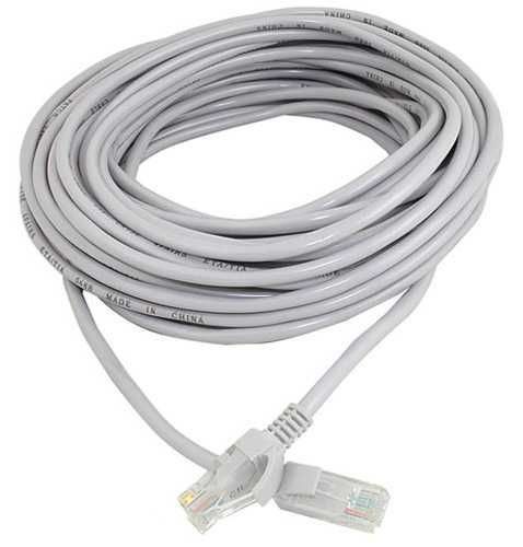 Kabel UTP Patch RJ45-V/RJ45-V 15m síťový nekřížený, barva šedá