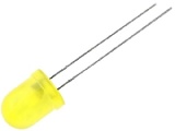 LED dioda @10mm žlutá difúzní