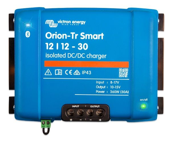 DC-DC nabíječka Victron Energy Orion-Tr Smart 12/12-30A (360W) se zabudovanou funkcí Bluetooth