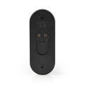Kukátko dveřní - Bezdrátový domovní zvonek s kamerou NEDIS WIFICDP10GY SMARTLIFE, černá, bezdrátový, Wifi