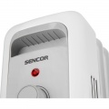 Radiátor olejový 9 žeber SENCOR SOH 3209WH - 3 volitelné stupně výkonu (800 / 1200 / 2000 W), bezúdržbové topení s plynule nastavitelným termostatem