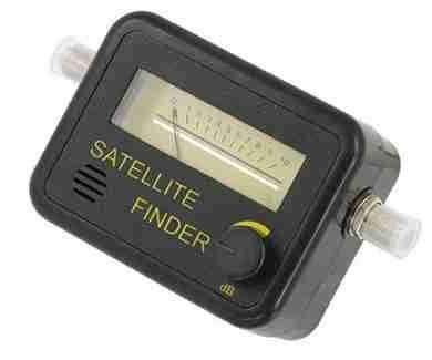 Satelitní analogový indikátor signálu SATFINDER, měřič satelitního signálu, zvuková signalizace