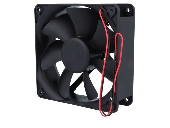 Ventilátor EEC0381B1-A99 (KD1212PMS1-6A) 12V, 120x120x38mm, 3100ot./min, 48dBA, 0.8A, 9.6W