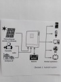 Kombinovaný měnič napětí 24VDC/230VAC/2400W s čistě sinusovým výstupem/UPS a MPTT solární regulátor s integrovanou nabíječkou baterií a přepínáním zdroje napájení (baterie/ externí AC zdroj)