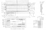Alfanumerický podsvětlený LCD displej NPC1602LRU-GWB-H, 16x2; 80x36x12,7mm POWERTIP