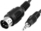 Kabel Jack 3,5 stereo - DIN5-ti kolík konektor délka 1,5m