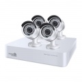 Kamera set IGET HGDVK87704 FullHD rekordér - 8 kanálový rekordér Full HD DVR, 4ks FHD kamery 1080 px, Rozlišení 1920 x 1080 px, Pozice 1x 3.5" SATA HDD, HDMI, VGA, LAN, Možnosti sledování kamer přes m
