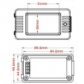 Panelové měřidlo PZEM022 Multitester V-A-P-F-COSfí, voltmetr a ampérmetr, výkon, energie, frekvence, účiník, digitální LCD podsvícení