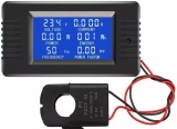 Panelové měřidlo PZEM022 Multitester V-A-P-F-COSfí, voltmetr a ampérmetr, výkon, energie, frekvence, účiník, digitální LCD podsvícení 
 