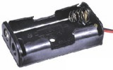 Držák baterií 2xAAA, LR03 s vývody