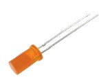 LED dioda 5mm oranžová, rovné čelo
