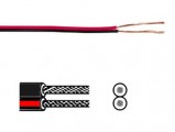 Vodič dvojlinka CYH 2x0,15 černá/červenočerná 