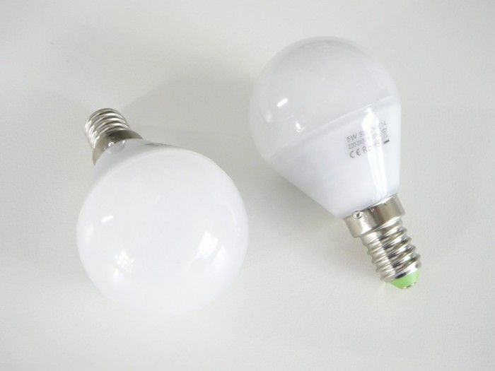 LED žárovka 230V AC  5W patice E14 úhel svitu 360°- bílá teplá