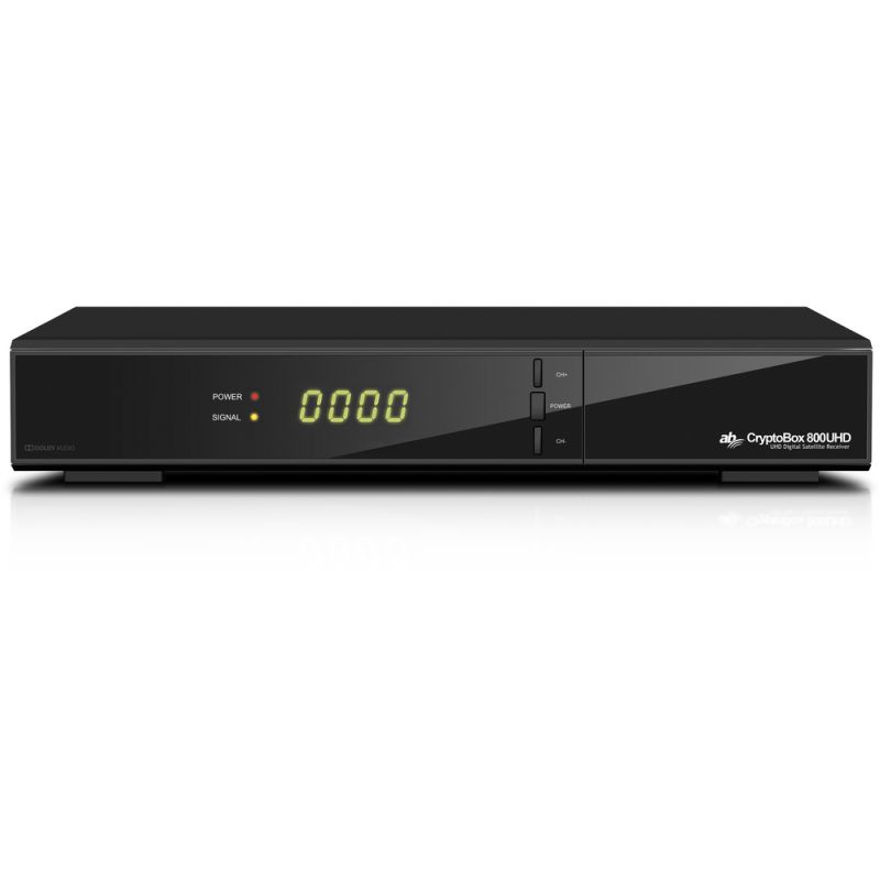UHD Satelitní přijímač AB CryptoBox 800UHD DVB-S2 4K, Fast Scan - pro rychlé ladění CZ/SK programů