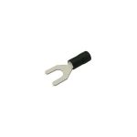 Kabelová vidlička izolovaná @6,5mm, vodič 2.5-4.0mm2 čerená, PVC