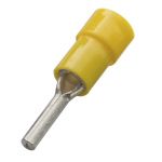  Kabelový lisovací kolík KKP 6-14 modrá faston lisovací se žlutým plastovým límcem do pr.4-6mm2, délka 14mm