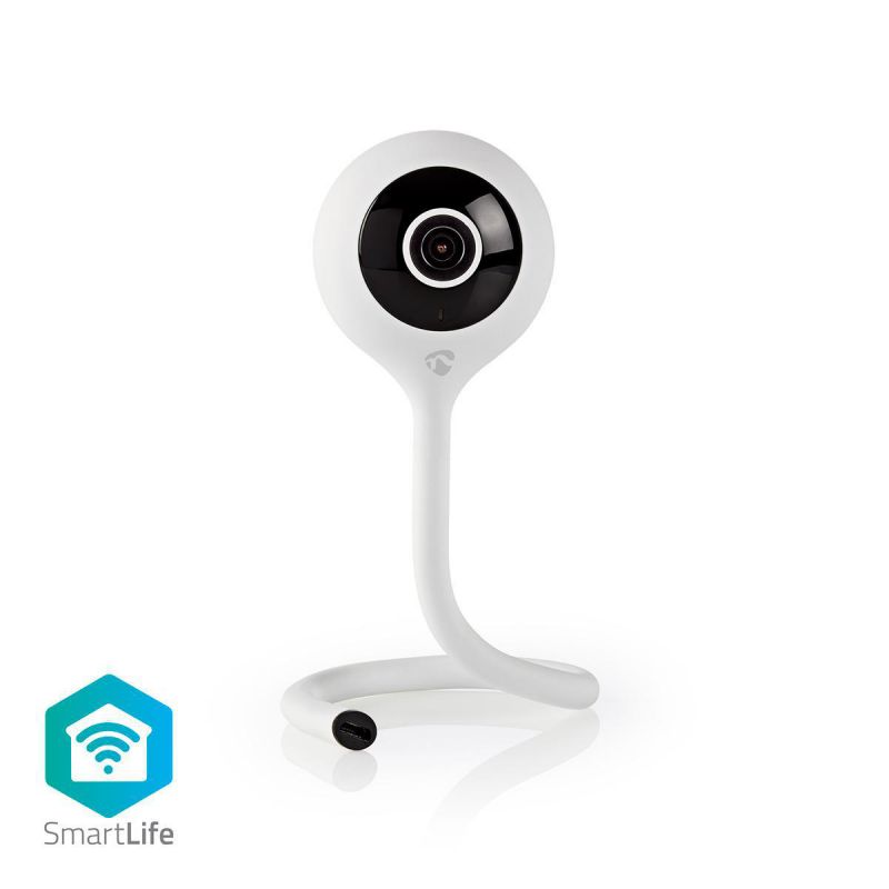 Kamera IP bezdrátová SmartLife vnitřní kamera, Full HD 1080p | Cloud / Micro SD | Noční vidění | Android™ & iOS | Wi-Fi | Bílá