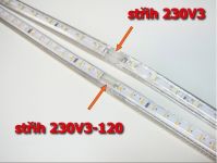 LED diodový pásek 230V na napětí 230V, 3,5W/m, 60 LED/m, zalitý-voděodolný IP67- vyberte barvu-
