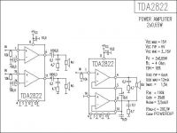 TDA2822M Audio nf zesilovač 1,8-15V 2W DIL8, nízkovoltový stereo zesilovač