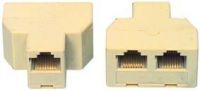 US-ROZDVOJKA-1Z/2Z 8P8 RJ45 redukce telefonní