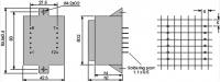 Zalitý EI transformátor 9VAC 10VA 230Vstř. do DPS,vývody: šroubovací svorky