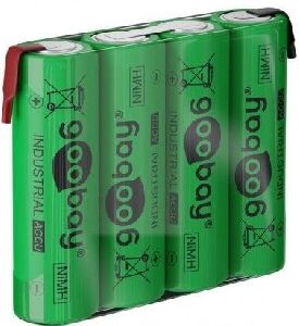 Baterie nabíjecí pack 4xAA(R6) NiMH 2100mAh 4,8V s vývody, tužkový článek, pro bezdrátové telefony