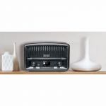 Retro stolní radiopřijímač MUSE M-135DBT hnědý, USB, stereo 2x5W, příjem FM, DAB+, Bluetooth, 230VAC