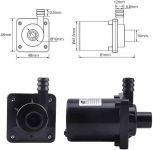 Solární čerpadlo J-750 s pracovním napětím 8-24VDC/0,35A, průtok max. 900l/hod. Max. výtlak: 5m