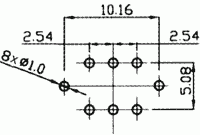 Tlačítko ON-ON PB61302AL-1-101R s aretací, 2x přepínací kontakt 0.1 A / 30 VDC. Podsvětlení LED rudá